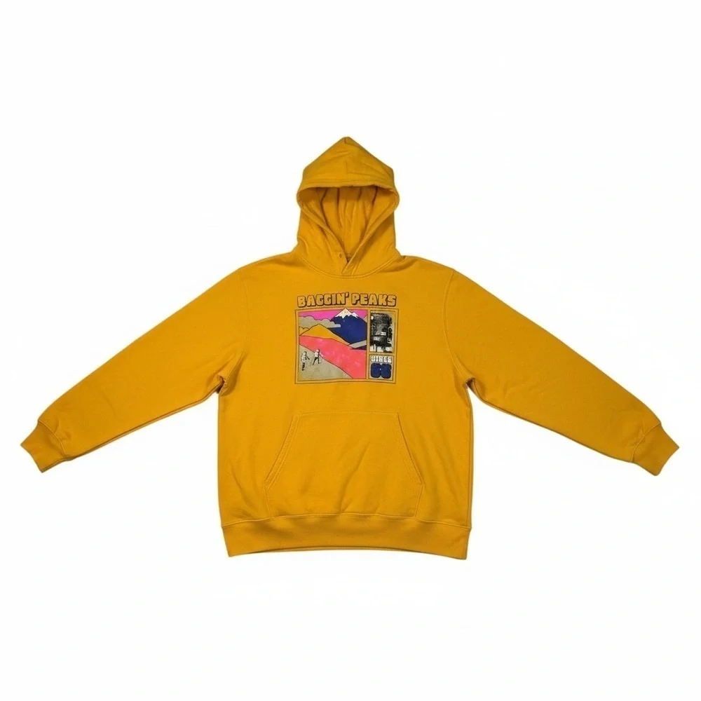 The North Face bright yellow